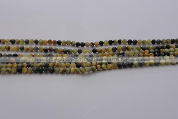 CTE1420 15.5 inches 4mm round golden & blue tiger eye beads wholesale