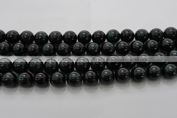 CTE1434 15.5 inches 12mm round green tiger eye beads wholesale