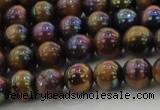 CTE1501 15.5 inches 6mm round AB-color yellow tiger eye beads