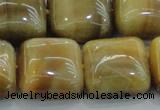 CTE1531 15.5 inches 20*20mm square golden tiger eye beads wholesale