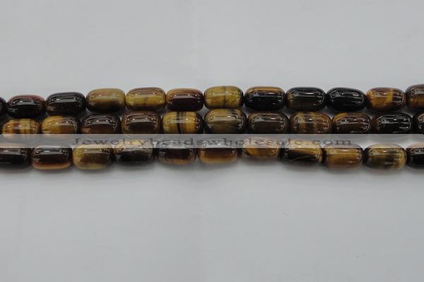 CTE1595 15.5 inches 10*15mm drum yellow tiger eye beads