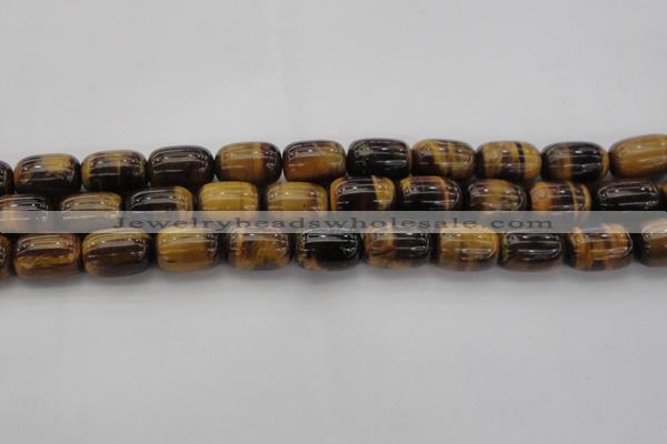 CTE1597 15.5 inches 13*18mm drum yellow tiger eye beads