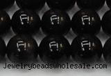 CTE1606 15.5 inches 16mm round AB grade black tiger eye beads