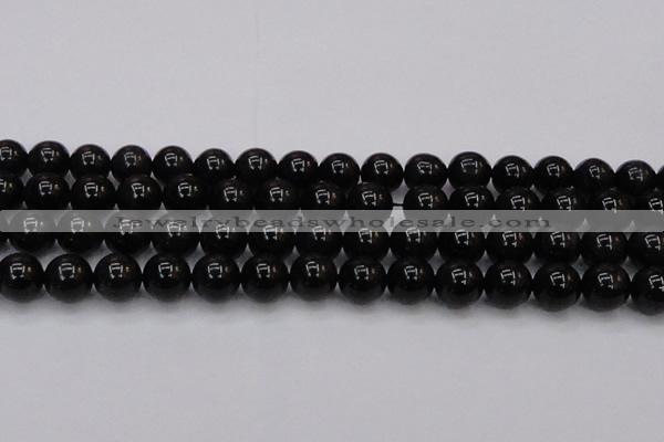 CTE1615 15.5 inches 14mm round A grade black tiger eye beads