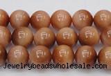 CTE1650 15.5 inches 4mm round sun orange tiger eye beads