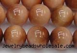 CTE1655 15.5 inches 14mm round sun orange tiger eye beads