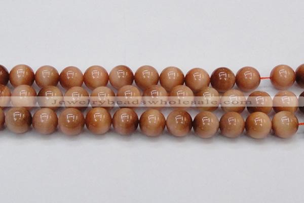 CTE1656 15.5 inches 16mm round sun orange tiger eye beads