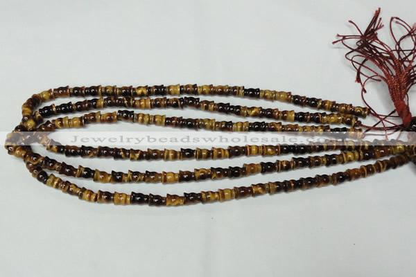 CTE167 15.5 inches 6*8mm yellow tiger eye gemstone beads