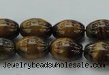 CTE1700 15.5 inches 10*14mm rice yellow tiger eye beads