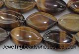 CTE1711 15.5 inches 12*18mm marquise yellow tiger eye beads