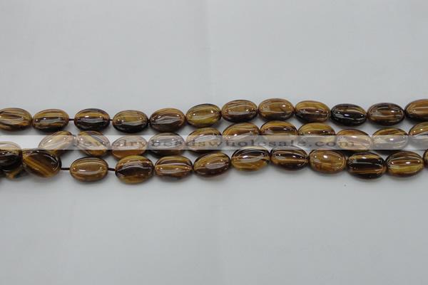 CTE1714 15.5 inches 10*14mm oval yellow tiger eye beads wholesale