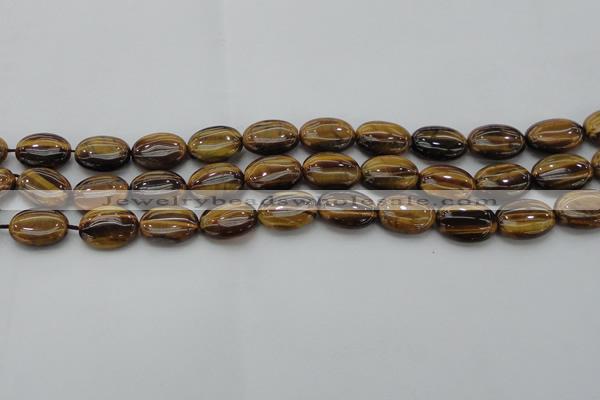 CTE1715 15.5 inches 12*16mm oval yellow tiger eye beads wholesale