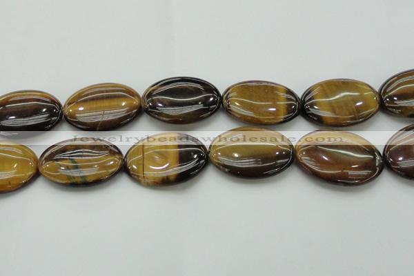 CTE1721 15.5 inches 30*40mm oval yellow tiger eye beads wholesale