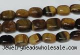 CTE173 15.5 inches 6*9mm nuggets yellow tiger eye gemstone beads