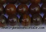 CTE1784 15.5 inches 12mm round yellow iron tiger beads wholesale