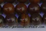 CTE1785 15.5 inches 14mm round yellow iron tiger beads wholesale