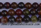 CTE1790 15.5 inches 4mm round red iron tiger beads wholesale