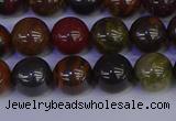 CTE1792 15.5 inches 8mm round red iron tiger beads wholesale