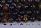 CTE1801 15.5 inches 6mm round blue iron tiger beads wholesale