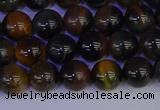 CTE1802 15.5 inches 8mm round blue iron tiger beads wholesale