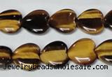 CTE183 15.5 inches 18*18mm heart yellow tiger eye gemstone beads