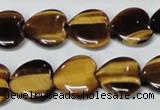 CTE184 15.5 inches 20*20mm heart yellow tiger eye gemstone beads