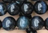 CTE2030 15.5 inches 8mm round blue tiger eye gemstone beads