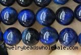 CTE2036 15.5 inches 6mm round blue tiger eye beads wholesale