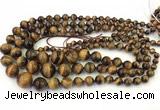 CTE2078 15.5 inches 6mm - 16mm round yellow tiger eye graduated beads