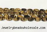 CTE2131 15.5 inches 13*18mm oval yellow tiger eye beads