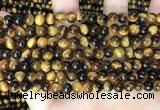 CTE2158 15.5 inches 6mm round yellow tiger eye gemstone beads