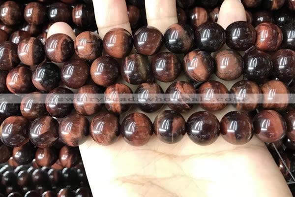 CTE2185 15.5 inches 14mm round red tiger eye gemstone beads