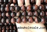 CTE2187 15.5 inches 18mm round red tiger eye gemstone beads