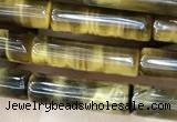 CTE2245 15.5 inches 4*14mm tube yellow tiger eye beads wholesale