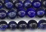 CTE2392 15 inches 4mm round blue tiger eye beads