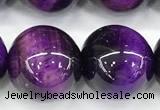 CTE2416 15 inches 12mm round purple tiger eye beads