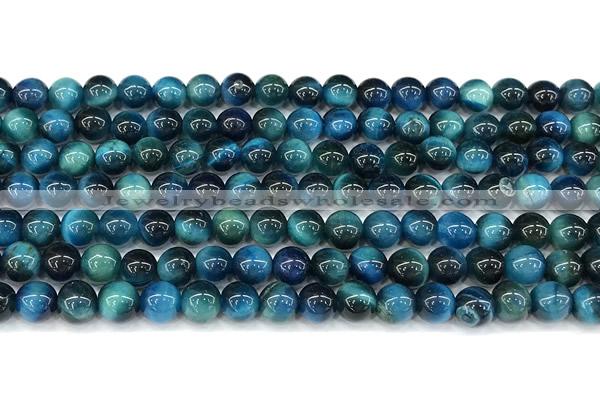 CTE2424 15 inches 6mm round blue tiger eye beads