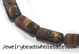 CTE28 16 inches 8*15mm column yellow tiger eye beads Wholesale