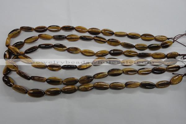 CTE304 15.5 inches 8*16mm marquise yellow tiger eye gemstone beads