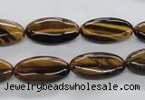 CTE305 15.5 inches 10*20mm marquise yellow tiger eye gemstone beads