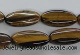 CTE306 15.5 inches 12*25mm marquise yellow tiger eye gemstone beads