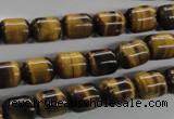 CTE328 15.5 inches 8*10mm drum yellow tiger eye gemstone beads