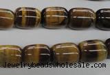 CTE329 15.5 inches 10*14mm drum yellow tiger eye gemstone beads