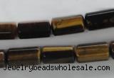 CTE330 15.5 inches 8*16mm faceted column yellow tiger eye gemstone beads