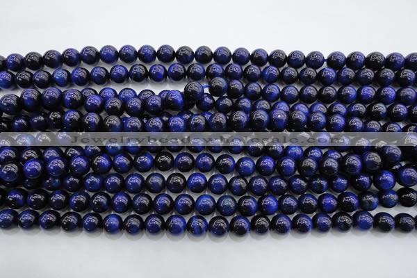 CTE416 15.5 inches 8mm round blue tiger eye beads wholesale