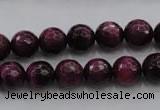 CTE473 15.5 inches 10mm faceted round red tiger eye beads wholesale