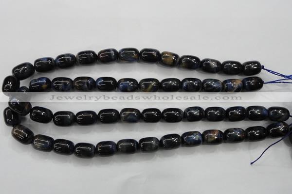 CTE79 15.5 inches 11*15mm drum blue tiger eye gemstone beads