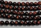 CTE83 15.5 inches 6mm round red tiger eye gemstone beads