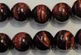 CTE87 15.5 inches 14mm round red tiger eye gemstone beads