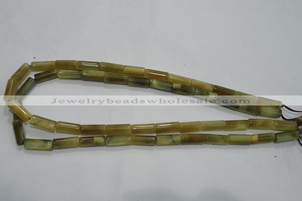 CTE910 15.5 inches 6*16mm tube golden tiger eye beads wholesale